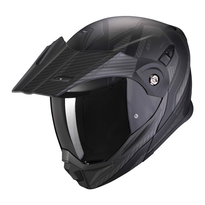 Scorpion Helm ADX-1 Tucson, schwarz-carbonschwarz matt