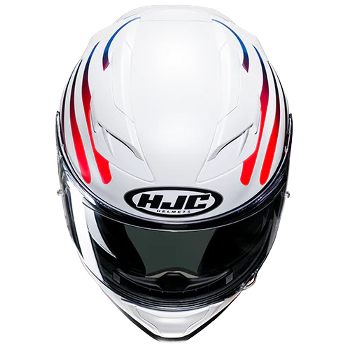HJC F71 Zen Helm, weiß-rot-blau matt